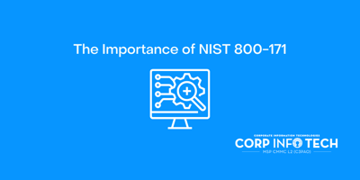 The Importance of NIST 800-171